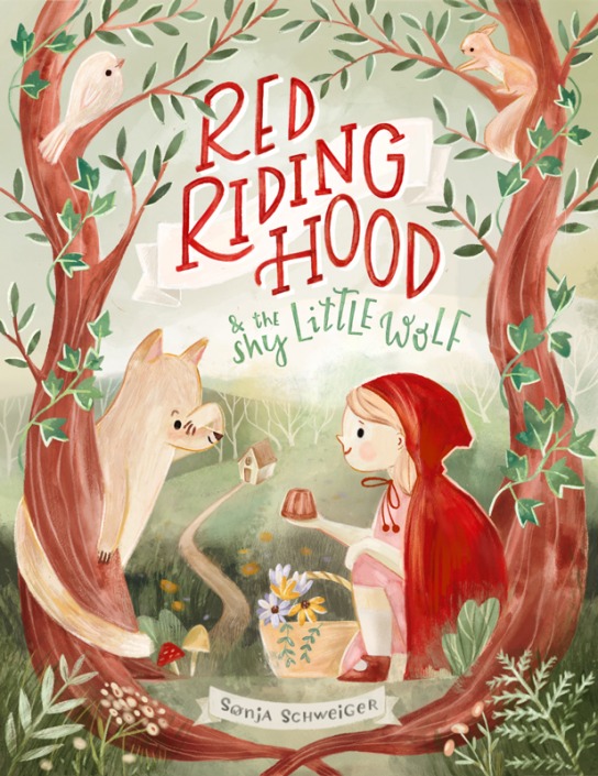 Book cover of an alternative version of Little Red Riding Hood